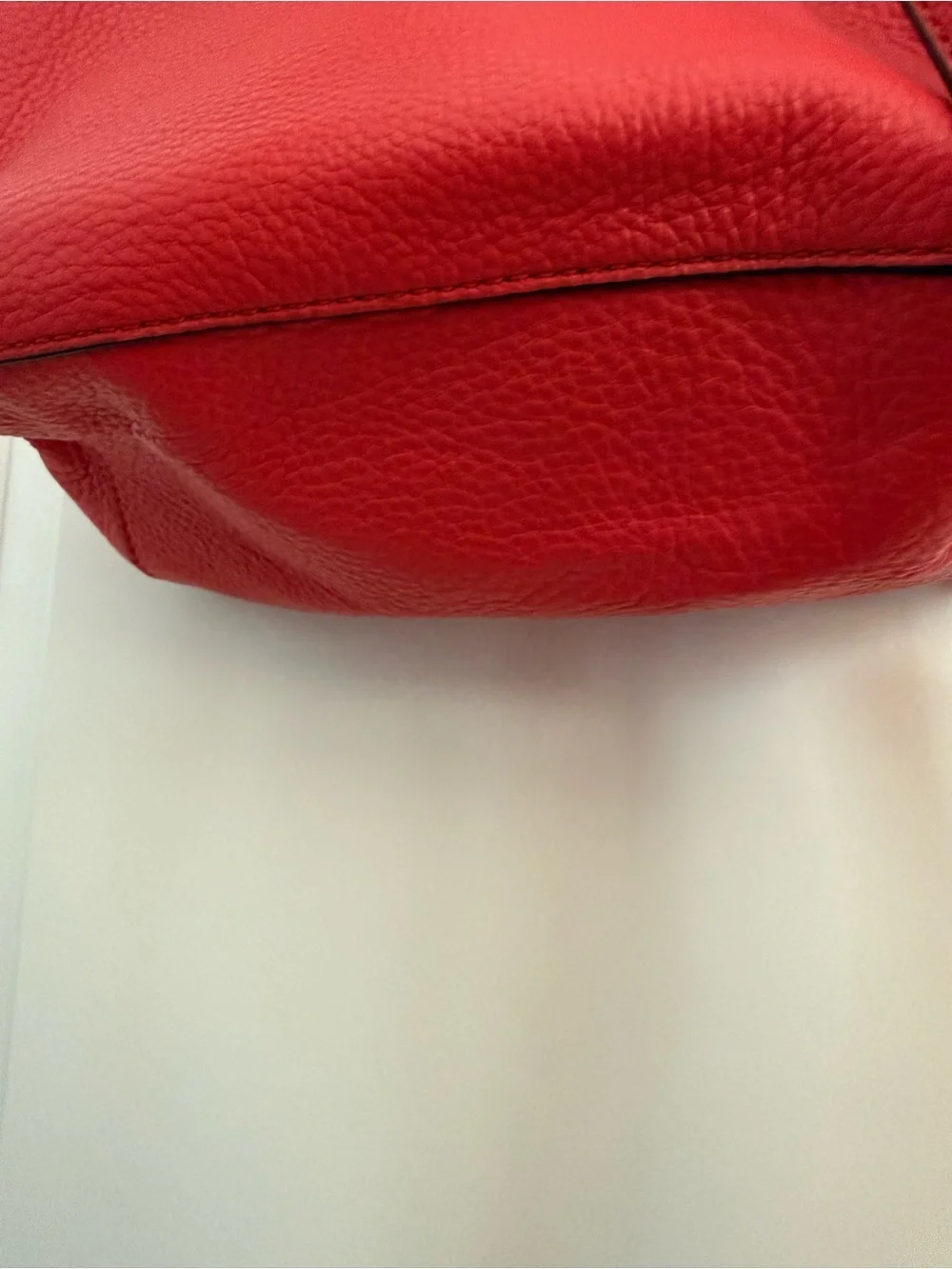 Kate Spade Carter Street Mini Caden Backpack Pebbled Leather Picnic Red